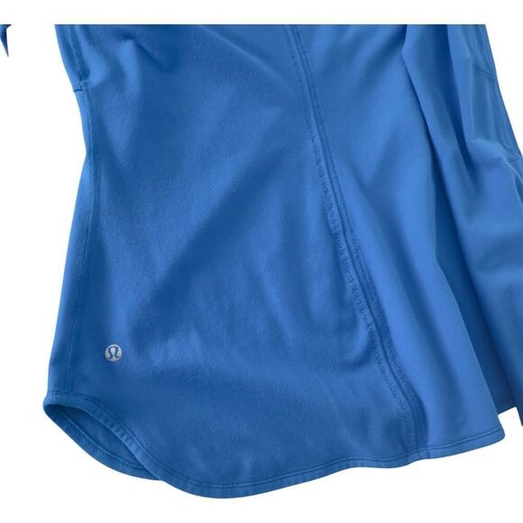 Lululemon Runder Under Long Sleeve Running Yoga Top in Beaming Blue (10) - Picture 13 of 13